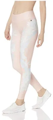 $19.90 • Buy Hurley Surf Floreal Quick-Dry Compression Leggings Yoga Pants Floral Rashguard 