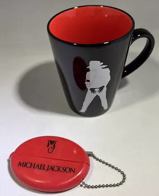 Michael Jackson MJ 46 Black Mug + Coin Purse / Art Exhibit Merch Japan Only 2011 • $15