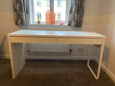 £70 • Buy IKEA Micke Desk - White - 2 X Drawers - 142cm X 50cm (RRP £115)