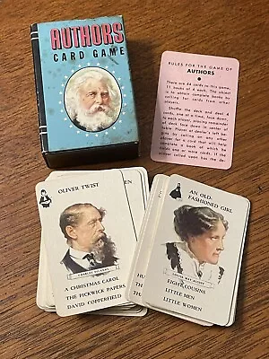 Authors - A Peter Pan Card Game Miniature Vintage 1950s Complete Set Whitman • $15