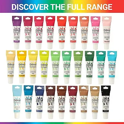 £3.29 • Buy Colour Splash Food Gel Concentrated Colouring Paste Icing Cake Decorating 25g