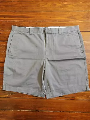 NWT J. Crew Sz. 38 Stretch Cotton Classic Fit 9  Inseam Grey Shorts Chino Flat • $29.95