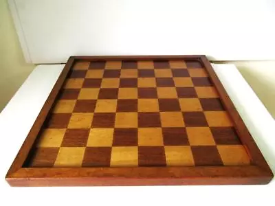 ANTIQUE  ENGLISH CHESS BOARD JAQUES BCC STYLE  51cm SQUARES OF 58mm • £729.99