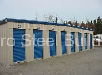 DURO Steel Mini Self Storage 30'x80'x8.5 & 26 Metal Prefab Building Units DiRECT • $38888