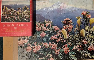 Vintage Jigsaw Puzzle	Cavalcade Of America	Mt Hood Oregon 300+		Complete 1944 • $8.75