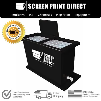 $467.91 • Buy Ecotex® Screen Printing Equipment - 30 Gallon Dip Tank - Fits Up To 6 Screens