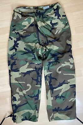 USGI US Army GoreTex Trousers Cold Weather Woodland Camo Medium Regular • $32.97