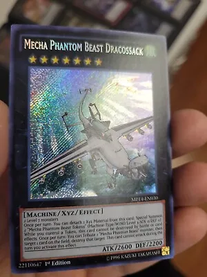 Mecha Phantom Beast Dracossack Secret Rare 1st Edition MP14-EN030 Yugioh VLP • $12.99