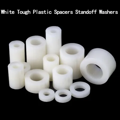 Nylon Spacer Washer Round Standoff Plastic For Screw Not-Threaded M3 M4 M5 M6 M8 • $1.85