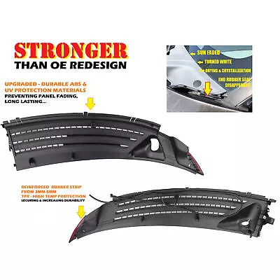 Upgraded For 04-08 Ford F150 Left Right Windshield Window Wiper Cowl Cover Panel • $59.32