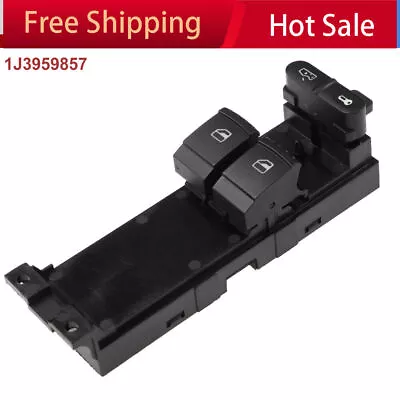  1J3959857 Master Power Control Window Switch Fits For 99-06 VW Golf MK4 2 Door • $13.65