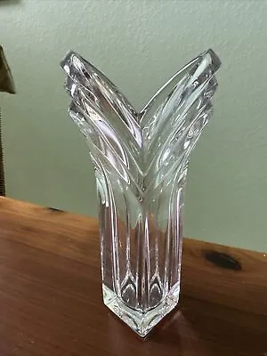 MIKASA ART DECO Crystal Bud Vase 24% Lead Crystal Hand Crafted In Germany • $10