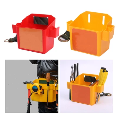 Waist Tools Box With Waist Belt Tool Belt Box For Electrician Men Carpenter • £10.80