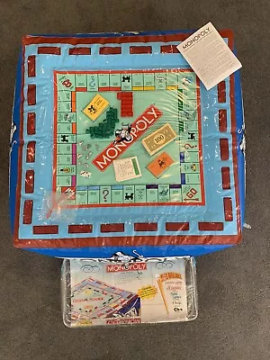 Vintage RARE INFLATEABLE Monopoly Game And All Contents In Carry Bag 90’s • $60