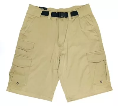 Mens Belted Cargo Shorts • $16.97