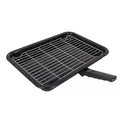 KENWOOD  Oven Cooker Enamel Grill Pan Rack Tivet And Handle • £21.95