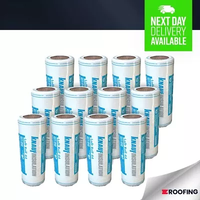 £399 • Buy 12 X 170mm Knauf Insulation Loft Roll 44 - Combi Cut (8.01M2)