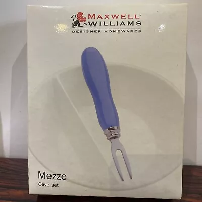 Maxwell Williams Mezze Set - Olive Dish And Fork • £5