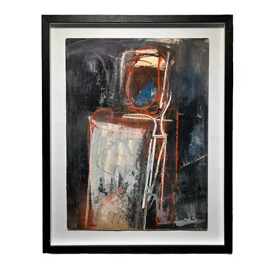 RAUL MARTINEZ. Painting. Mixed Media On Cardboard. Cuban Art. Contemporary Art. • $4500