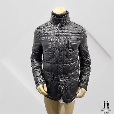 Authentic Moncler Dubbo Down Jacket Size 4 Large Classe 1 Navy Blue Puffer • $499.95