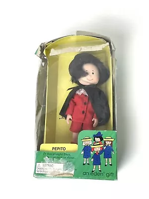 Vintage 1998 NEW Madeline & Friends PEPITO 8” Poseable Doll - Box In Poor Shape • $49.99