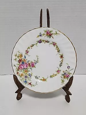 Minton China England Lorraine Cream S561-Floral Swirl-Salad Bread Butter Plate • $12.68