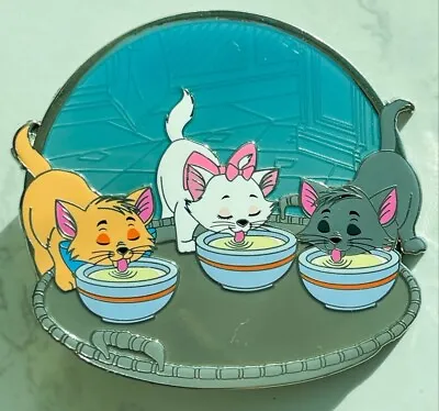 Disney Pin Aristocats Eating Wdi Fantasy Marie Berlioz Toulouse Le 35 Jumbo RARE • $29.78