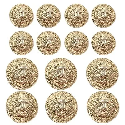 14Pcs Metal Blazer Button Set Suit Buttons For Men Women Vintage Gold Button • $11.42