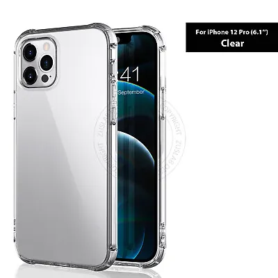 $10.95 • Buy For Apple IPhone 12 11 Pro Max Mini XS XR 7 8 Plus SE Case Clear Soft Shockproof