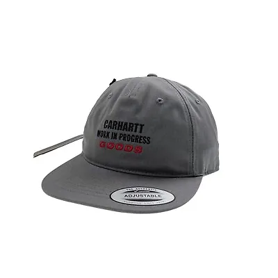 £14.79 • Buy Carhartt WIP Goods 5 Panel Cap Hat Grey New