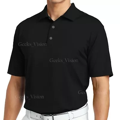 Men's Polo Shirt Dri-Fit Golf Sports Cotton T Shirt Jersey Casual Short Sleeve • $10.99