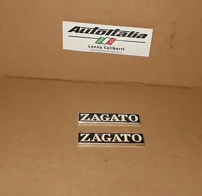 Maserati Biturbo  Spyder  ZAGATO EMBLEM Set 2pcs  **New** 338320364 • $79.90