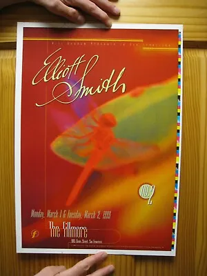 Elliott Smith Poster AP Fillmore March 1999  • $200