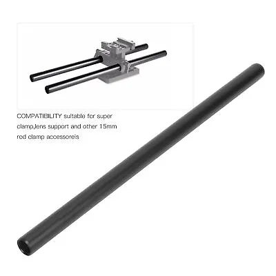 15mm DSLR Camera Aluminum Alloy Rods For Camera Follow Focus 15mm Track Duct GDS • £12.43