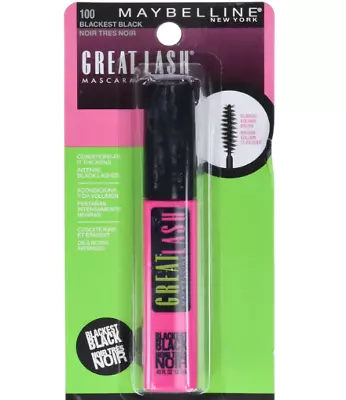 Maybelline Great Lash Mascara Volumizing Lash-Doubling Formula - Very Black • $7.99