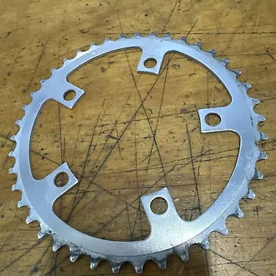 Vintage SR 34 Tooth 110 BCD Chainring 5 Bolt Silver  • $11.99