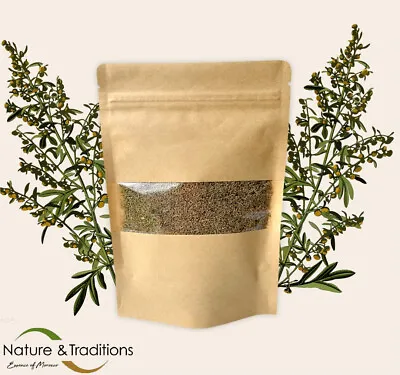Moroccan Wormwood Artemisia Vulgaris Cleanse Anti Parasite Absinthium Tea Herb • £4.99