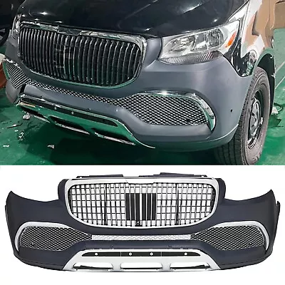 Chrome GT Style Front Grille Grill For Mercedes Benz Sprinter W910 W907 2019-22 • $2499.89