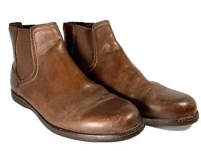Tommy Bahama Rocker Canyon Leather Chelsea Boots  Brown 9D • $19.99