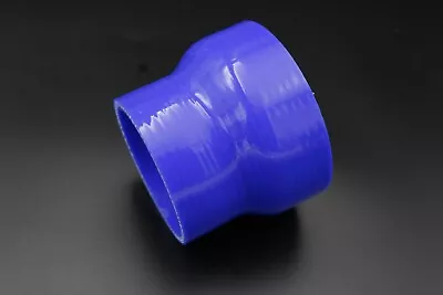 2.75'' To 3.5''  70mm To 89mm Silicone Straight Reducer Intercooler Pipe Blue • $6