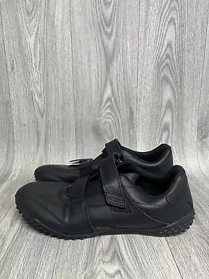 Lonsdale Fulham Black Leather Trainers UK Size 11 Brand New  • £27.99