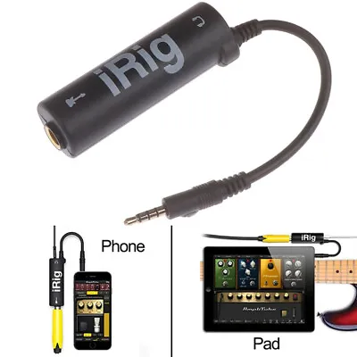 1Pc Guitar Interface I-Rig Converter Replacement Guitar For PhonE'WR • $2.46