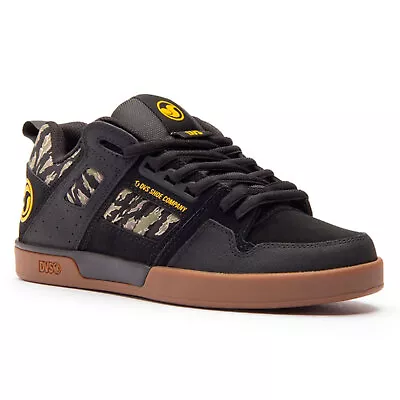 DVS Men's Comanche 2.0+ Black Jungle Camo Nubuck Low Top Sneaker Shoes Clothi • $150.22