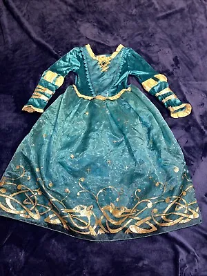 Disney Store Merida Girls Costume Dress Brave Princess Size 7/8 • $34.99