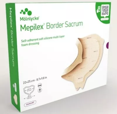 💚Molnlycke 282455 Mepilex Border Sacrum Dressing 8.7 X 9.8  10/Box 10💚Exp 2026 • $74.99