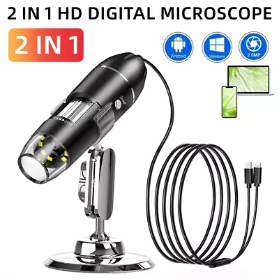 USB Digital Microscope 500X-1600X Magnification Handheld Digital Microscope • $21.88