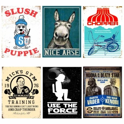 £3.95 • Buy Retro Metal Signs Plaque Home Bar Man Cave Kitchen Nostalgic Sign Gift AM414