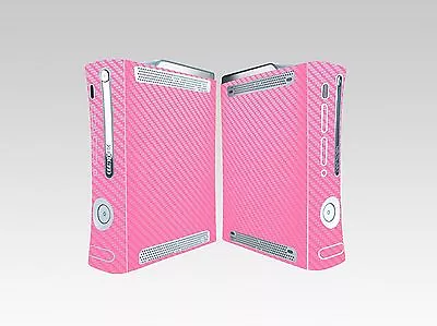 Pink Carbon Fiber Vinyl Decal Skin Sticker Cover For Xbox360 Console • $10.99