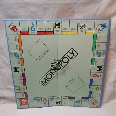 Monopoly Game Board Parker Brothers Replacement Board Only 1985 • $14