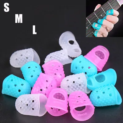 Rubber Finger Cots Non Slip Nail Protectors Anti-Scalding Large Medium Small • $2.75